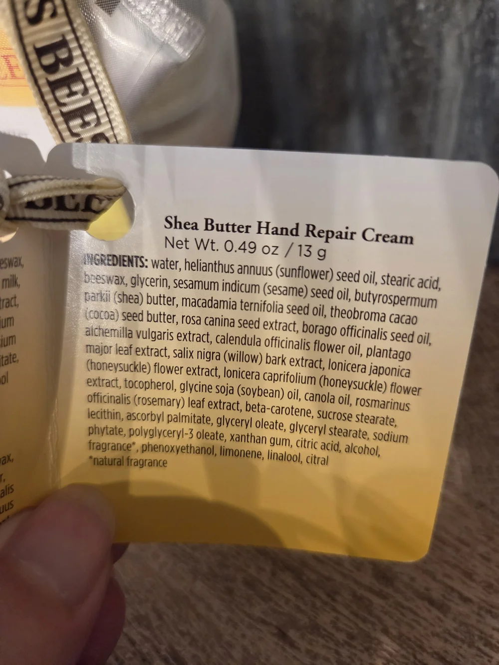 Burt's Bees Hand Repair Kit - Cream & Yellow